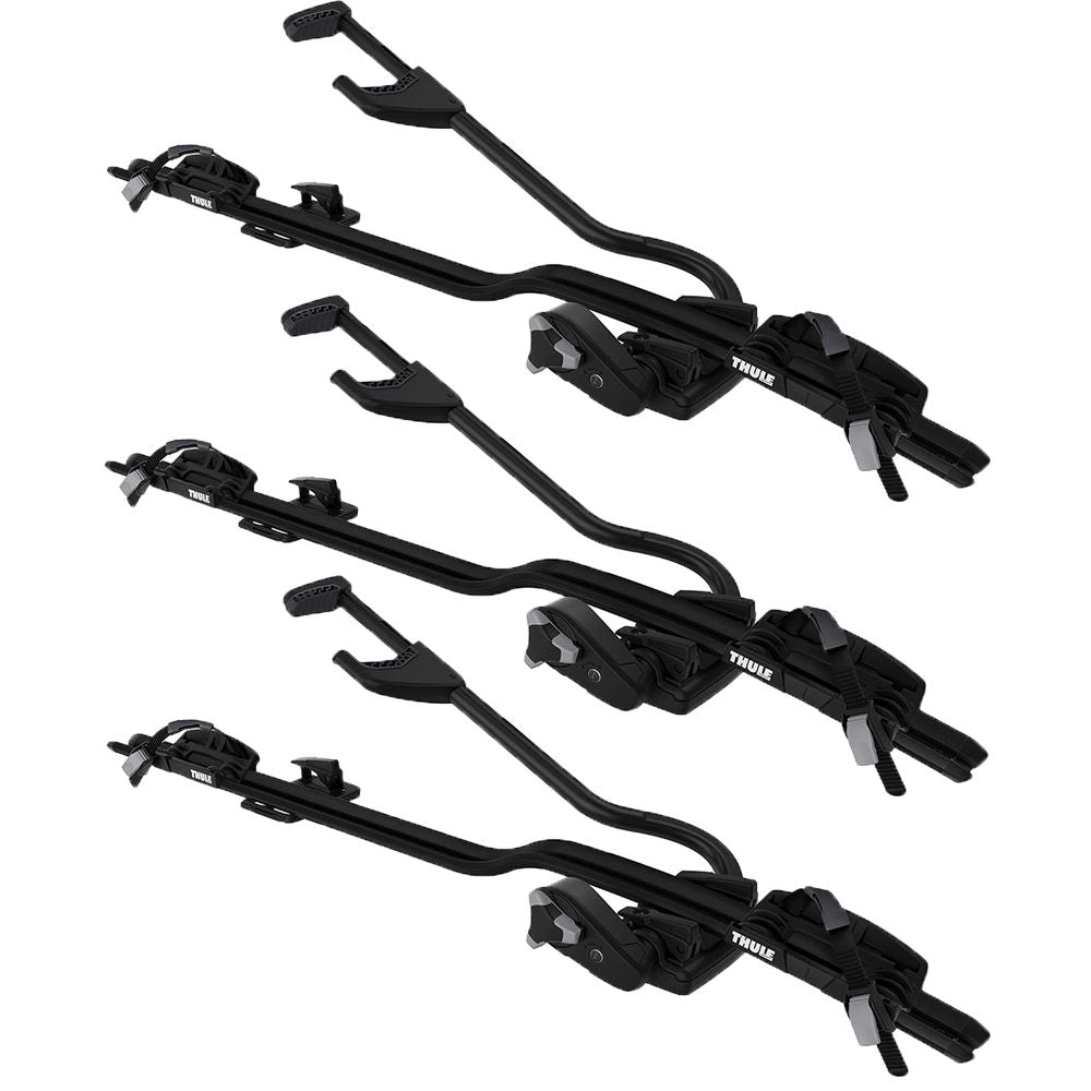 THULE ProRide 598 Black Roof-Mounted Upright Bike Carriers x 3